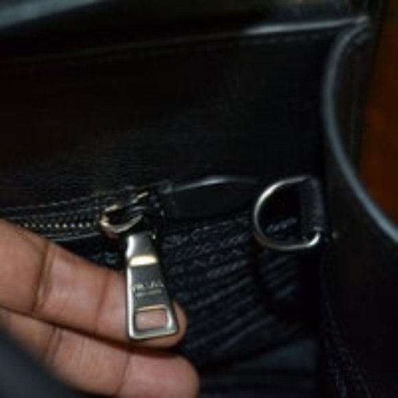 Prada Glacè Calf Large Twin Pocket Tote - Picture 14 of 15